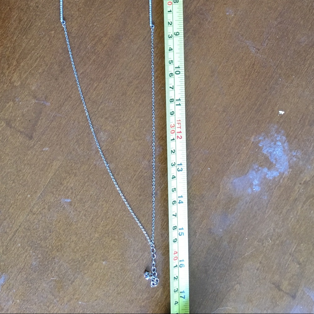 Charming Charlie’s silver double strand necklace - Picture 3 of 3